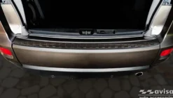 Lastskydd Rostfri Borstad metall Svart Mitsubishi Outlander II 2006-2012