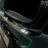 Lastskydd Rostfri Borstad Metall Svart Peugeot 208 II Hatchback 2019->