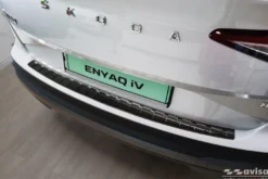 Lastskydd Rostfri Borstad Metall Svart Skoda Enyaq IV 2020->