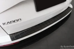 Lastskydd Rostfri Borstad Metall Svart Skoda Karoq facelift 2022-><noscript><img width=