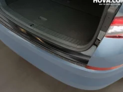 Lastskydd Rostfri Borstad Metall Svart Skoda Kodiaq 2016-2024