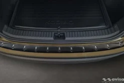 Lastskydd Rostfri Borstad Metall Svart Skoda Kodiaq II 2024->