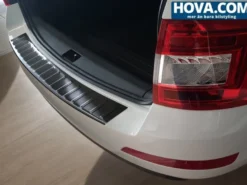 Lastskydd Rostfri Borstad Metall Svart Skoda Octavia III 5E Kombi 2013-2017