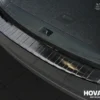 Lastskydd Rostfri Borstad Metall Svart Skoda Octavia III 5E Kombi 3.2017-2020