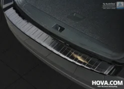 Lastskydd Rostfri Borstad Metall Svart Skoda Octavia III 5E Kombi 3.2017-2020