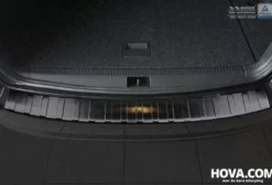 Lastskydd Rostfri Borstad Metall Svart Skoda Octavia III 5E Kombi 3.2017-2020