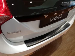 Lastskydd Rostfri Borstad Metall Svart Volvo V60, V60 CC 2010-2018