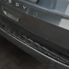 Lastskydd Rostfri Borstad Metall Svart VW Caddy V 2020->