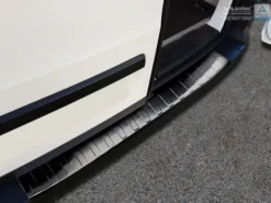 Lastskydd Rostfri Borstad Metall Svart VW Crafter 2017-><noscript><img width=