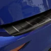 Lastskydd Rostfri Borstad Metall Svart VW Golf VIII Variant 2020->