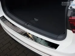Lastskydd Rostfri Borstad Metall Svart VW Tiguan II 2015-2024