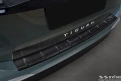 Lastskydd Rostfri Borstad Metall Svart VW Tiguan III 2024-><noscript><img width=