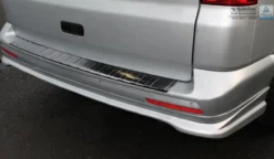 Lastskydd Rostfri Borstad Metall Svart VW Transporter T5, T6, Multivan, Caravelle 2003->2015