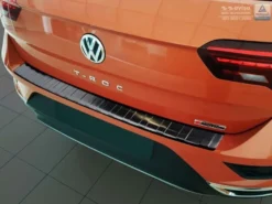 Lastskydd Rostfri Borstad Metall Svart VW T-ROC 2017-><noscript><img width=