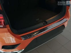 Lastskydd Rostfri Borstad Metall Svart VW T-ROC 2017-><noscript><img width=