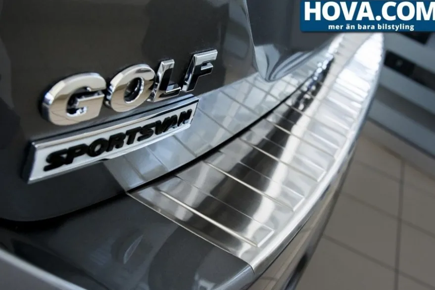 Lastskydd Rostfri Borstad Metall VW Golf Sportsvan 2014->