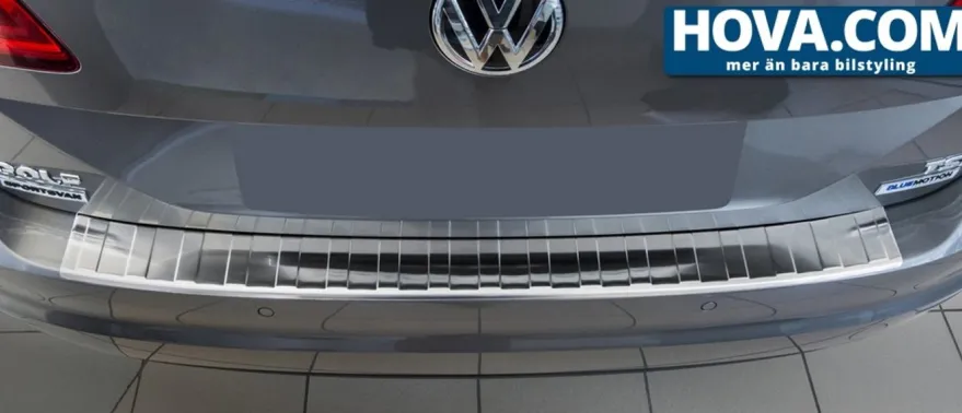 Lastskydd Rostfri Borstad Metall VW Golf Sportsvan 2014->