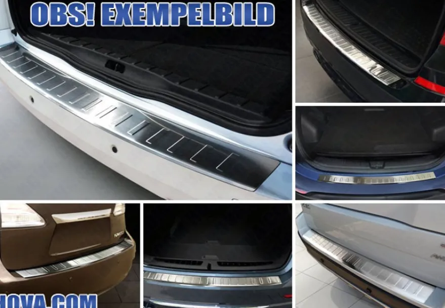 Lastskydd Rostfri Borstad Metall VW Passat 3C (B7/3C) Sedan 2011-2014