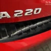 Lastskydd Rostfri Borstad Svart Metall Mercedes A-Klass W177 2018-2023