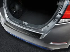 Lastskydd Rostfri Borstad Svart Metall Nissan Leaf II 2017->