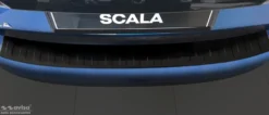 Lastskydd Rostfri Borstad Svart Metall Skoda Scala 2019-><noscript><img width=