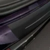 Lastskydd Rostfri Matt Svart Metall Audi Q4 E-Tron 2021->