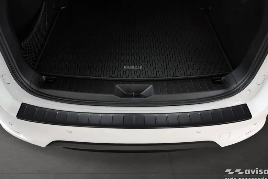 Lastskydd Rostfri Matt Svart Metall Mazda CX-60 2022->