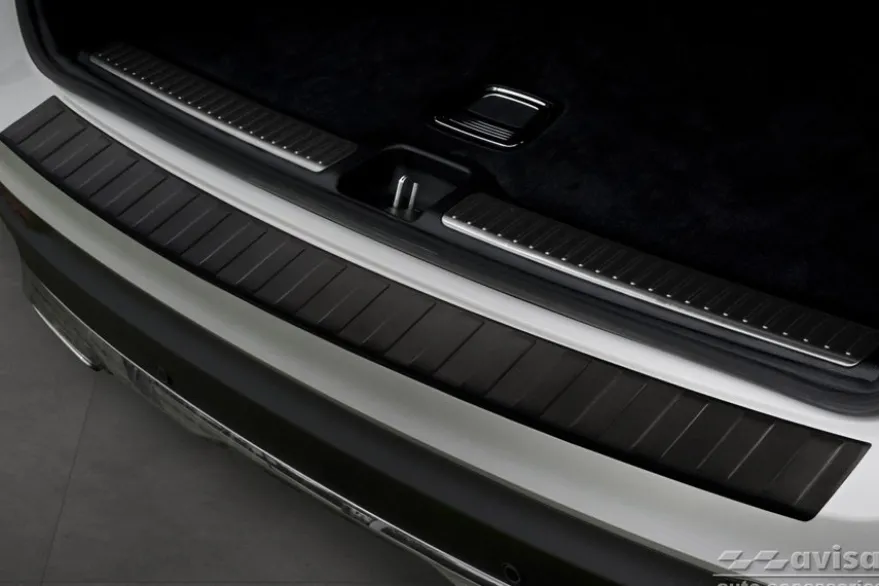 Lastskydd Rostfri Matt Svart Metall Mercedes GLC X253 2015-2022