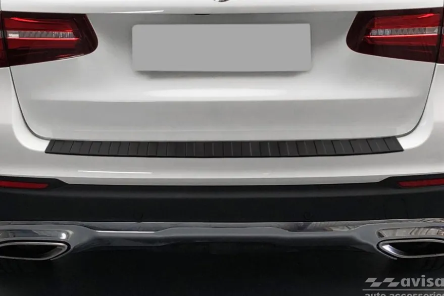 Lastskydd Rostfri Matt Svart Metall Mercedes GLC X253 2015-2022