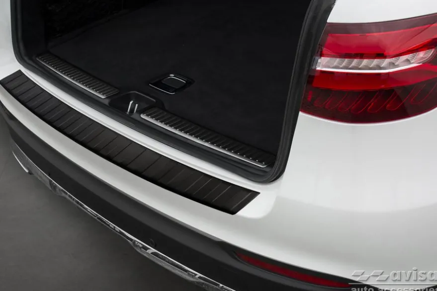 Lastskydd Rostfri Matt Svart Metall Mercedes GLC X253 2015-2022