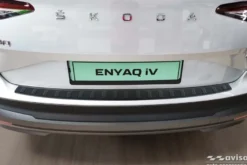 Lastskydd Rostfri Matt Svart Metall Skoda Enyaq iV 2020->