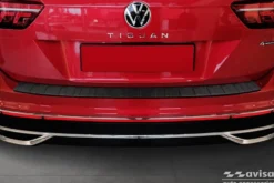 Lastskydd Rostfri Matt Svart Metall VW Tiguan II 2015-2024