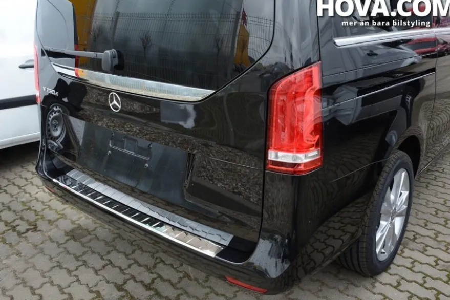 Lastskydd Rostfri Metall Krom-Look Mercedes-Benz V-Klass 4-/5-Dörrars 2014->