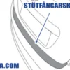 Lastskydd Svart Mitsubishi Outlander/PHEV 10.2015-8.2018
