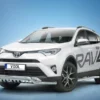Lowbar EU frontbåge med hasplåt - Toyota RAV4 IV Facelift 2016-2018
