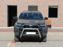 Mindre 76MM frontbåge Svart - Toyota Hilux VIII Facelift 2020-><noscript><img width=