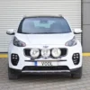 Modellanpassad Voolbar Ljusbåge till Kia Sportage QL 2016- Fästen för 2 extraljus