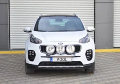 Modellanpassad Voolbar Ljusbåge till Kia Sportage QL 2016- Fästen för 2 extraljus