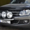 Modellanpassad Voolbar Ljusbåge till VW Amarok 2011- Fästen för 2 extraljus