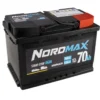 NordMax AGM Start/Stoppbatteri 12V 70Ah 760A