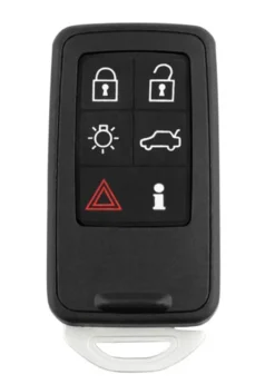 Nyckelskal 6 Knappar Volvo S60 I II, S80 II, V40, V60 I II, V70 III, XC60 I, XC70 II