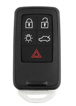 Nyckelskal 5 Knappar Volvo S60 I II, S80 II, V40, V60 I II, V70 III, XC60 I, XC70 II