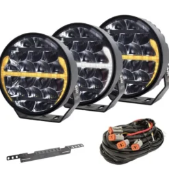 3-Pack Extraljus LED 9" Flextra Predator 110W