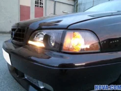 Paketpris Strålkastare Svart Volvo S70, V70, C70