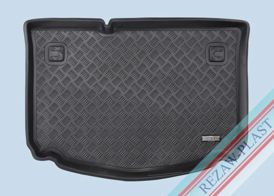 Skålad Bagagerumsmatta Svart Citroen C3 I 2002-2009