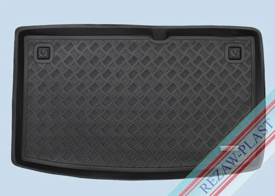 Skålad Bagagerumsmatta Svart Hyundai i20 I Hatchback 2008-2014