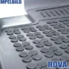 Skålad Mjuk Bagagerumsmatta Svart Peugeot 308 III 2021->