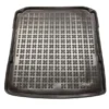 Skålad Mjuk Bagagerumsmatta Svart Skoda Superb III Kombi 2015->