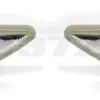 Skärmblinkers/Sidoblinkers LED Krom BMW 3-Serien E46 Coupe/Cabriolet 2003-2006