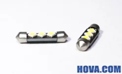 Spollampor LED 3st SMD-Dioder 39mm Canbus Vit